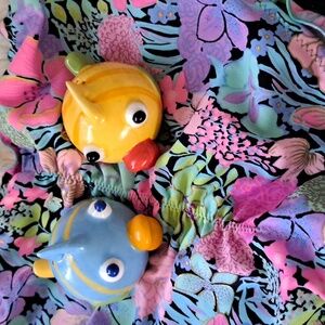 The cutest blowfish salt and pepper shakers